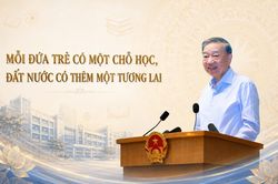 Mỗi đứa trẻ có một chỗ học, đất nước có thêm một tương lai