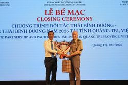 Bế mạc Chương trình Đối tác - Bạn bè Thái Bình Dương năm 2026 tại Quảng Trị