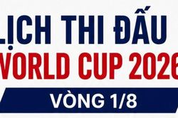 [Infographic] Lịch thi đấu 8 cặp đấu vòng 1/8 World Cup 2026