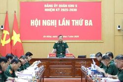 Quân khu 5 tổ chức Hội nghị quán triệt kết luận của Quân ủy Trung ương về lãnh đạo thực hiện nhiệm vụ quân sự, quốc phòng