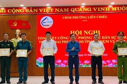 Khen thưởng 12 tập thể, cá nhân trong công tác phòng chống thiên tai, phòng thủ dân sự