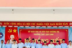 Nửa thế kỷ 'gieo hạt', THPT Gio Linh đón 'quả ngọt' với 100% HS đỗ tốt nghiệp