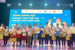 Chung kết Olympic Toán Tuổi thơ Online 2026 nơi 250 'nhà vô địch' cùng tỏa sáng