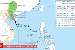 Thời tiết ngày 4/7: Bão số 1 gây mưa lớn diện rộng
