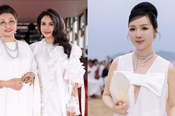 NSND Thanh Lam trẻ trung bên mẹ 83 tuổi, hoa hậu Giáng My quyến rũ