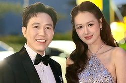 Tăng Thanh Hà sánh đôi mỹ nam kém 11 tuổi, Anh Đức tình tứ vợ trẻ trên thảm đỏ