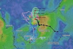 Bão số 1 cách Móng Cái (Quảng Ninh) khoảng 145 km