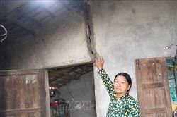 Vướng mắc bồi thường nhà bị nứt do thi công cao tốc Quảng Ngãi - Hoài Nhơn