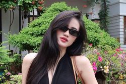Hoa hậu Ý Nhi diện sắc đen thanh lịch, thần thái ngày càng cuốn hút