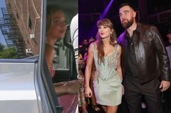 Siêu mẫu Gigi Hadid diện váy hồng đính cườm trị giá hơn 381 triệu đồng dự lễ cưới Taylor Swift