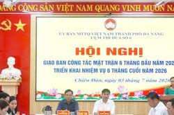 Ủy ban MTTQ Việt Nam các xã Cụm thi đua số 6 sơ kết công tác mặt trận