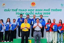 Đà Nẵng xếp thứ Ba toàn đoàn tại Giải thể thao học sinh phổ thông toàn quốc
