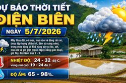 Bản tin Dự báo thời tiết ngày 5/7/2026