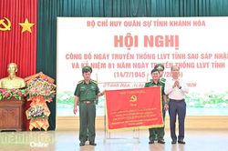 Công bố quyết định công nhận Ngày truyền thống lực lượng vũ trang tỉnh Khánh Hòa sau sáp nhập