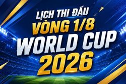 [Infographic] Lịch thi đấu vòng 1/8 World Cup 2026