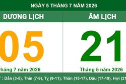 Lịch Âm Dương ngày 5/7/2026: Xem giờ hoàng đạo và các lưu ý quan trọng để hanh thông