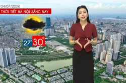 Dự b&aacute;o thời tiết trưa | 04/07/2026