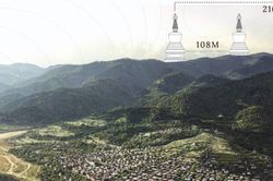 Bhutan: Dự án xây 108 bảo tháp trong một ngày