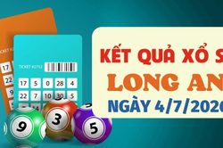 Kết quả xổ số Long An hôm nay 4/7/2026 - XSLA 4/7