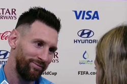 Không sợ vợ ghen, Messi đường hoàng nói chuyện với 'người tình tin đồn'