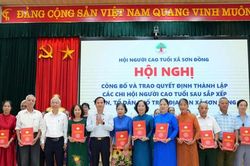 X&atilde; Sơn Đồng kiện to&agrave;n tổ chức Mặt trận v&agrave; c&aacute;c đo&agrave;n thể tại th&ocirc;n, tổ d&acirc;n phố sau sắp xếp