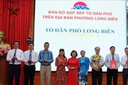 Phường Long Bi&ecirc;n c&ocirc;ng bố 25 tổ d&acirc;n phố sau sắp xếp