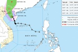 Thông tin mới nhất về bão số 1: Cách Móng Cái 210km, Đông Bắc Bộ và Thanh Hóa mưa rất lớn