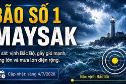 Bão số 1 Maysak sẽ ảnh hưởng trực tiếp ven biển Quảng Ninh, Hải Phòng từ trưa chiều nay