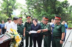 Ngày 6.7, sẽ triển khai quy tập hài cốt liệt sĩ tại công viên Lê Thị Riêng
