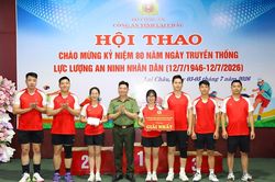 Bế mạc Hội thao kỷ niệm 80 năm ngày truyền thống lực lượng An ninh nhân dân