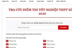Tra cứu ĐIỂM THI TỐT NGHIỆP THPT; PHỔ ĐIỂM; các mốc THỜI GIAN TUYỂN SINH ĐẠI HỌC 2026