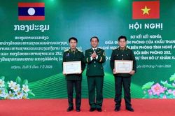 Điểm sáng trong phối hợp bảo vệ biên giới Việt Nam-Lào