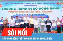 Sôi nổi các hoạt động thể thao gắn với an sinh xã hội