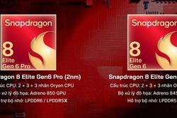 Snapdragon 8 Elite Gen 6 Series sẽ có xung nhịp vượt 5GHz