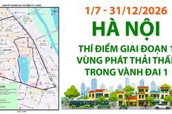Hà Nội bắt đầu thí điểm vùng phát thải thấp trong Vành đai 1, áp dụng hạn chế với xe xăng, dầu