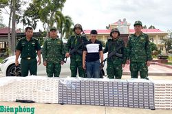 Bắt giữ đối tượng vận chuyển gần 4.000 bao thuốc lá lậu