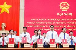 Kiểm toán Nhà nước ký kết quy chế phối hợp với Nghệ An, Hà Tĩnh, Quảng Trị và Huế