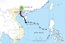 Thời tiết ngày 5/7: Bão số 1 suy yếu dần, Quảng Ninh tiếp tục mưa rất to