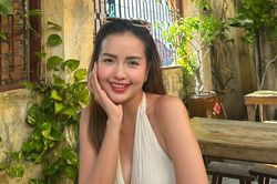 Hoa hậu Ngọc Châu khoe nhan sắc rạng rỡ trong ngày cuối tuần