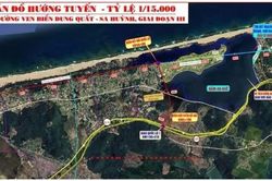 Quảng Ngãi sẽ đầu tư 6.000 tỷ đồng triển khai dự án đường ven biển Dung Quất - Sa Huỳnh, tạo đột phá cho phát triển kinh tế và du lịch