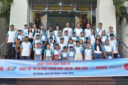 31 thí sinh 'Em là phát thanh viên' trải nghiệm chương trình tham quan thực tế