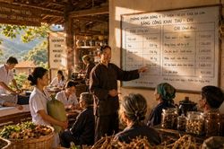 Dưới ánh mặt trời
