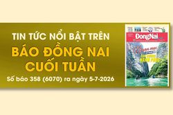 Tin tức nổi bật trên Báo Đồng Nai cuối tuần ra ngày 5-7-2026