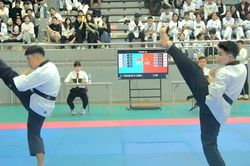 Hơn 130 vận động viên tranh tài môn Taekwondo tại Đại hội Thể dục thể thao tỉnh Gia Lai