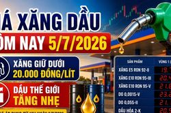 Giá xăng dầu hôm nay 5/7: Dầu thế giới tăng nhẹ