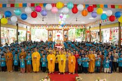 Đắk Lắk: Gần 400 bạn trẻ tham dự khóa tu 'Ươm mầm tuổi trẻ' lần VII tại chùa Linh Phong