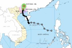 Bão số 1 di chuyển chậm, Bắc Bộ tiếp tục mưa to kèm gió mạnh