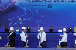 Khởi công Cảng quốc tế QTM hơn 6.800 tỷ đồng tại Cái Mép - Thị Vải