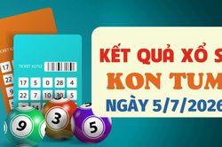 Kết quả xổ số Kon Tum hôm nay 5/7/2026 - XSKT 5/7
