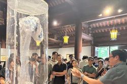 Trưng bày hơn 60 tác phẩm nghệ thuật tôn vinh giá trị Quốc Tử Giám